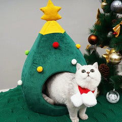 Christmas Cat House | Pet Bed